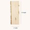 Rustic Basswood Bark Edge Board, 4-Pack 16" Long for Signs & Shelves